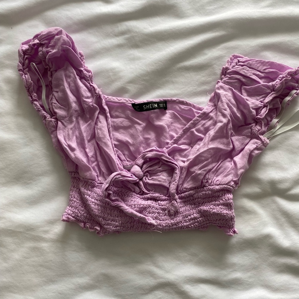 SHEIN Lilac Colored Blouse